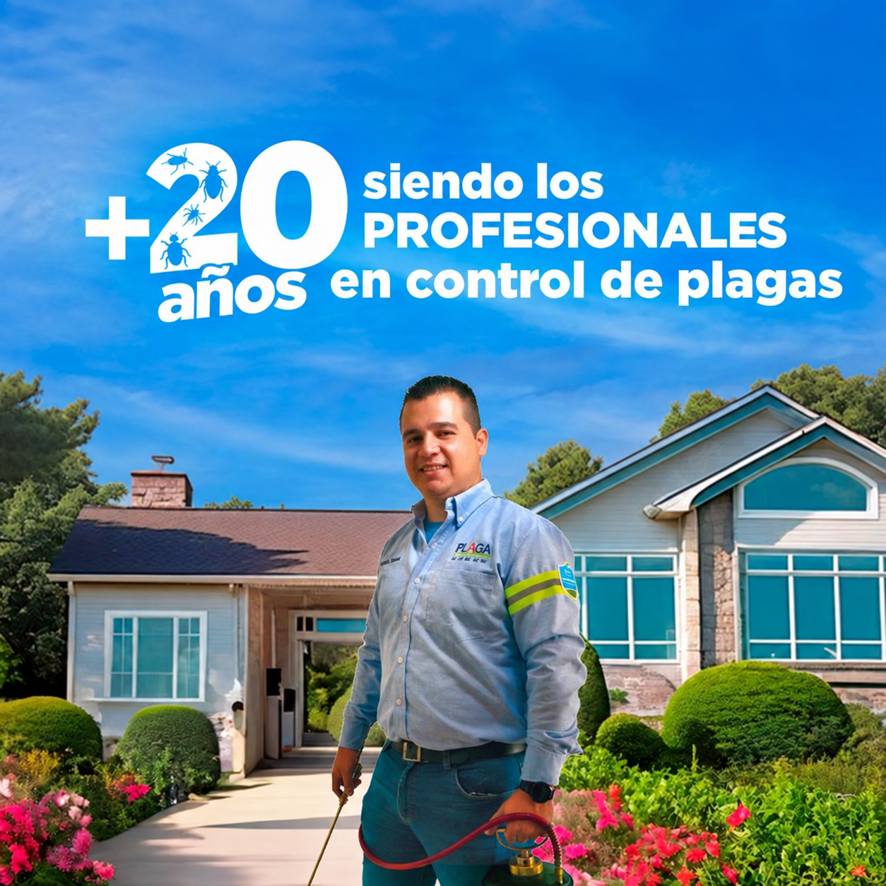 +20 años de control de plagas profesionales